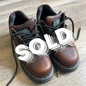 Dr. Martens Vintage Iconic English Brown Leather Ankle Boots | Men’s 6 Women’s 8